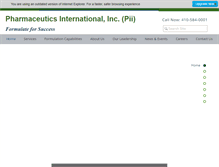 Tablet Screenshot of pharm-int.com